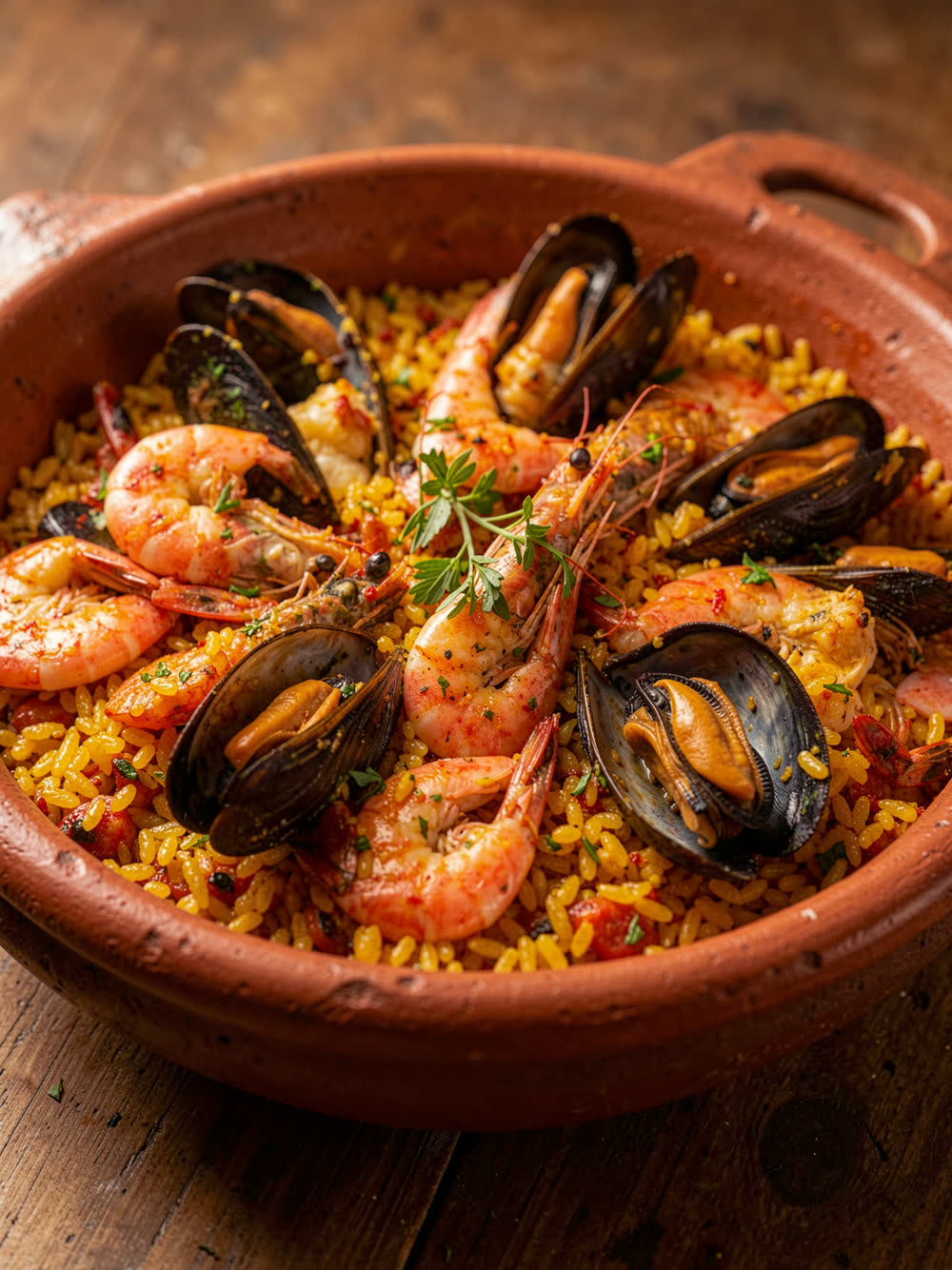 Paella de Frutos do Mar
